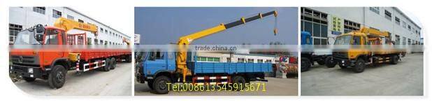 5-10tons knuckle crane, truck with hiab, lorry crane
