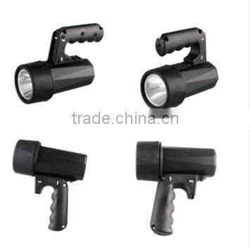 China rechargeable hand grip led explosion proof high power led searchlight cree torch emergency spotlight
