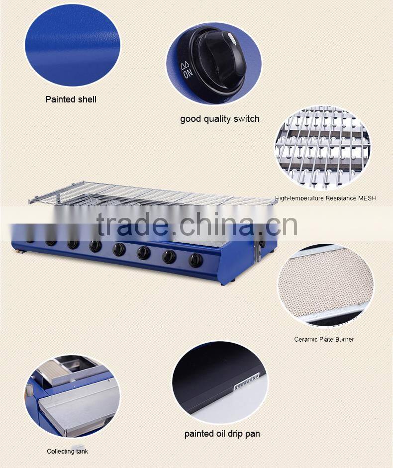 8 big heads Barbecue Grill