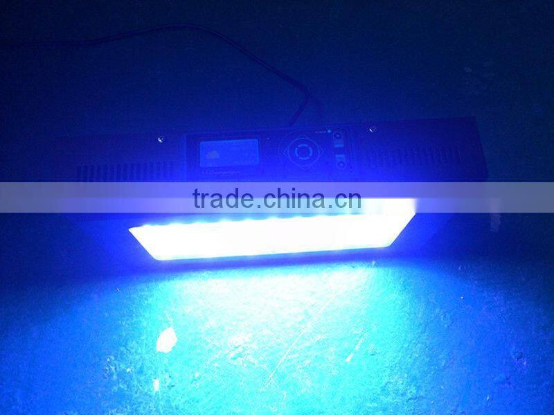 sunrise sunset simulation automatically 120w cree led aquarium light with wireless controller