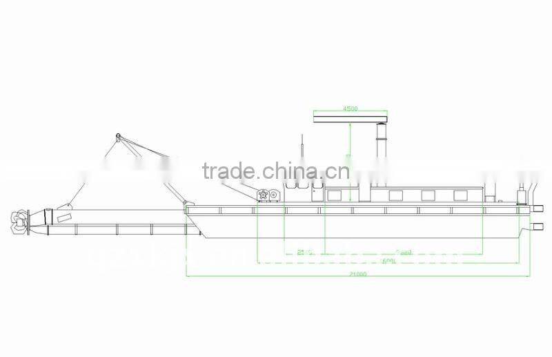sand dredging ship