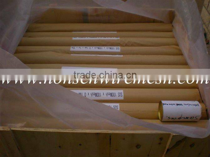 ISO manufacturer 304 stainless steel wire mesh (20 years factory)