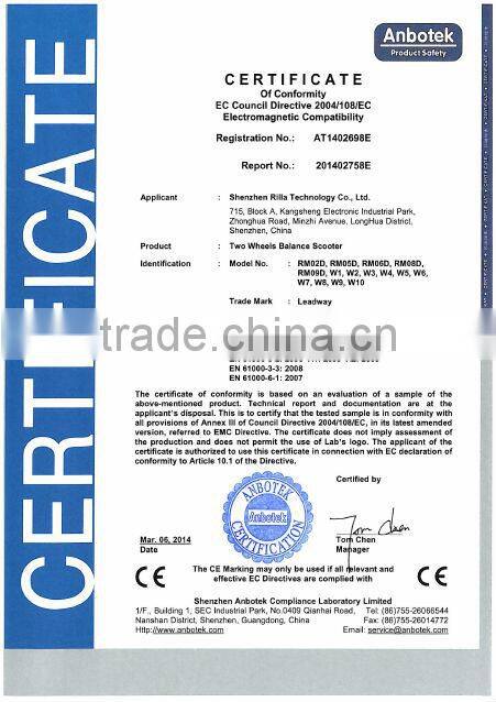 Leadway Speed over 20kg/hourselectric scooter 1000w 48v off road (RM09D-T321)