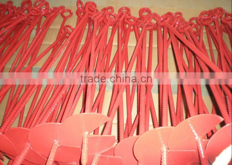 hot-dipped galvanized screw in ground anchor