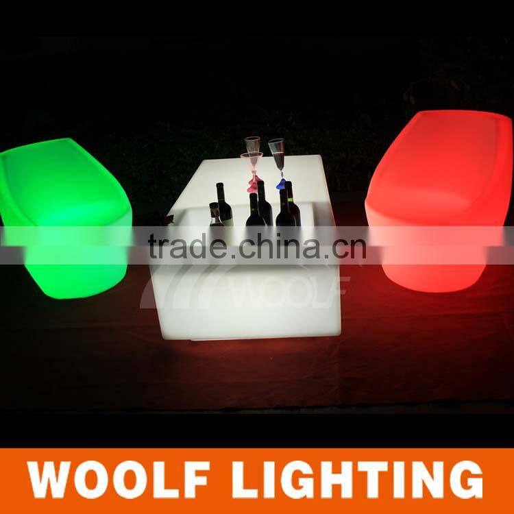 Modern Color Changing Bar and Party Used LED Light Up Chair