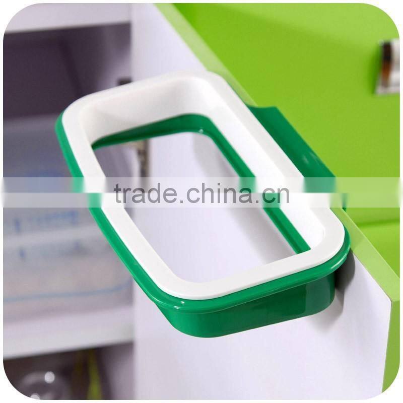 Plastic Hanging Garbage Rubbish Bag Holder Kitchen Cupboard Garbage Bag Storage Rack