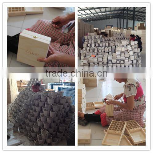 Antique new arrival handmade unfinished charismatic large wooden essential oil box wholesale
