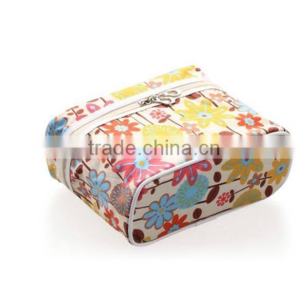 Square shaped professional makeup bag