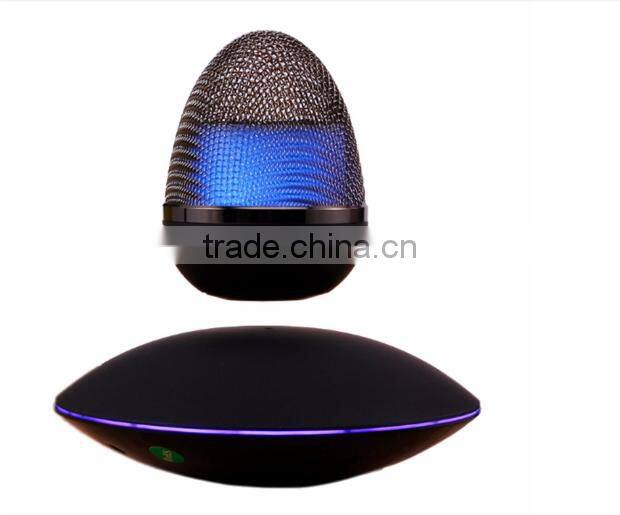 Cool Wireless Bluetooth MP3 Magnetic Suspension Speaker with Color Conversion Stereo Sound Music For USB Charging