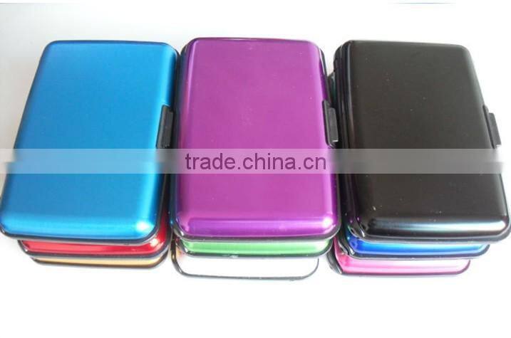 Pocket Business ID Credit Cards Wallet Holder Case Box Aluminum Metal Waterproof