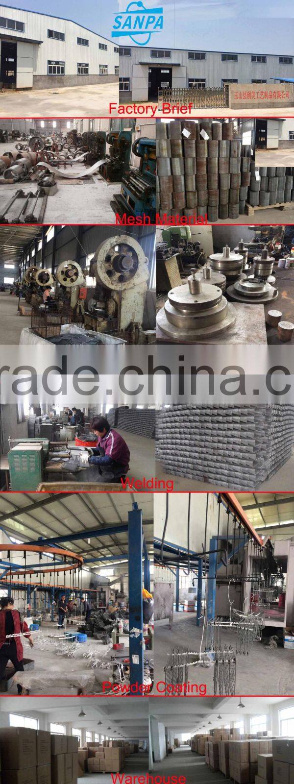 Metal Wire Shopping Basket for Super Market/ Shop