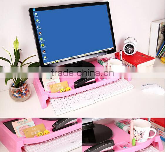 Adjustable Height Desktop Keyboard Storage Box