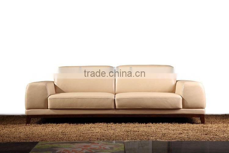 Modern Luxury Design Geniune Leather Sofa Set