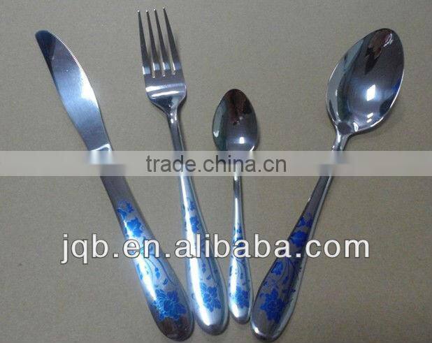 restaurant stainless steel cutlery set with low price