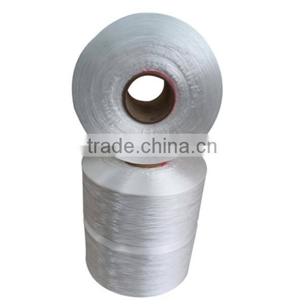 Weaving use HT polypropylene yarn white PP industrial yarn 1200D