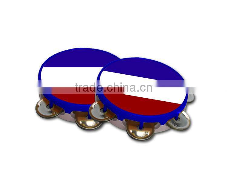 Hot Sell Eco-friendly Plastic Baby Timbrel Carton toy musical instrument,timbrel,instrument music