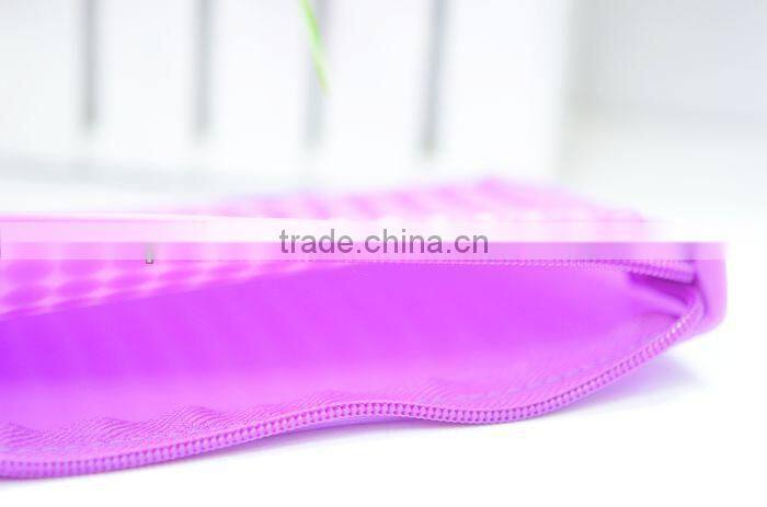 fashion silicone tote bag silicone bag with zipper