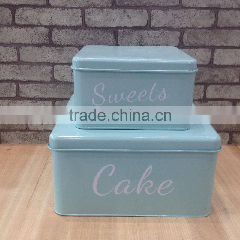 Food Grade Original Gourmet Round Cookie Cake Tin Storage Box