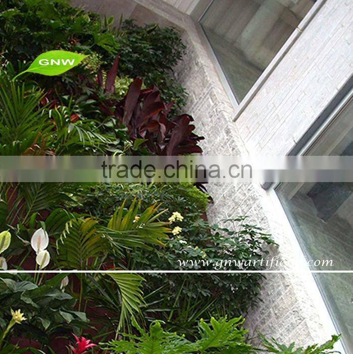 GNW GLW024 vertical tower garden design artificial plants for office decoration