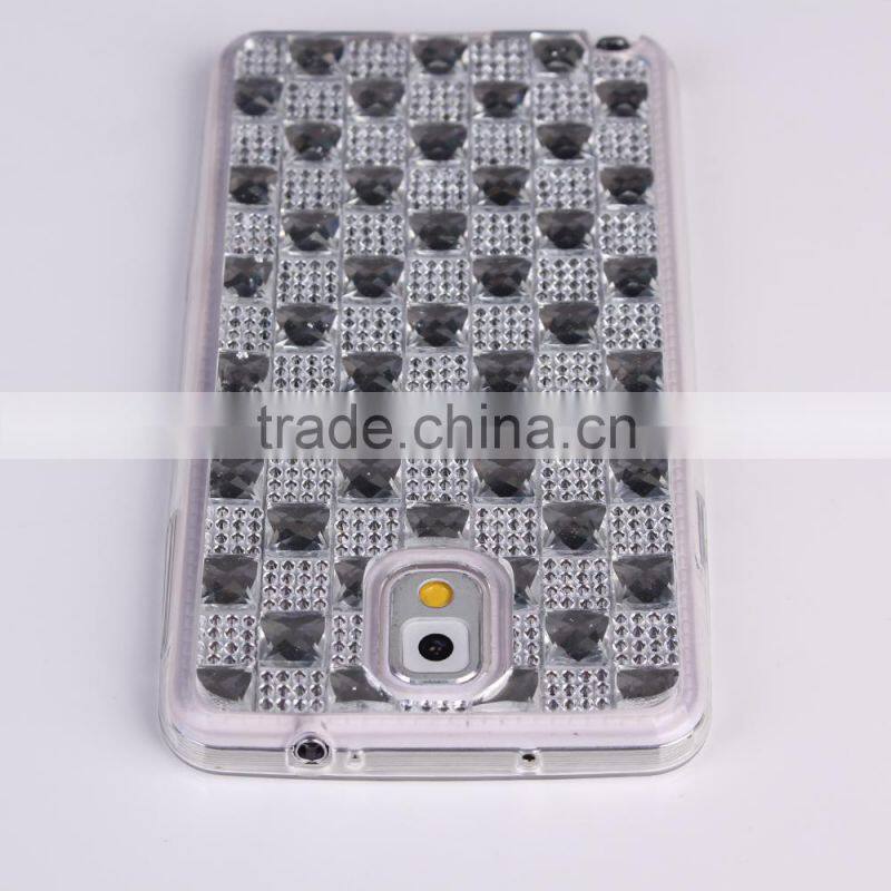 Luxury diamond stone phone case for Samsung NOTE 3