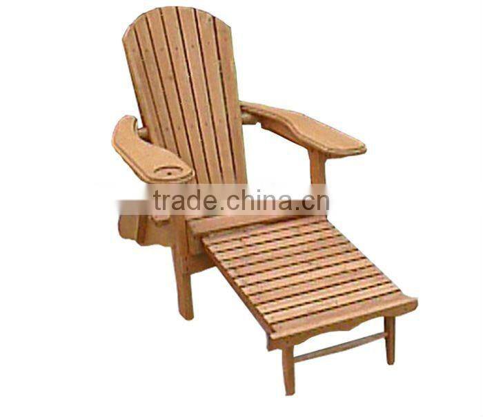 wooden sling chair