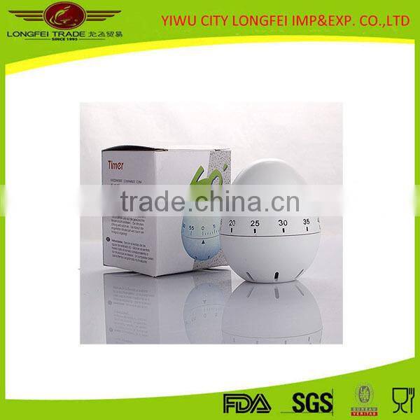 Factory Wholesale Plastic Egg Shaped Kitchen Timer