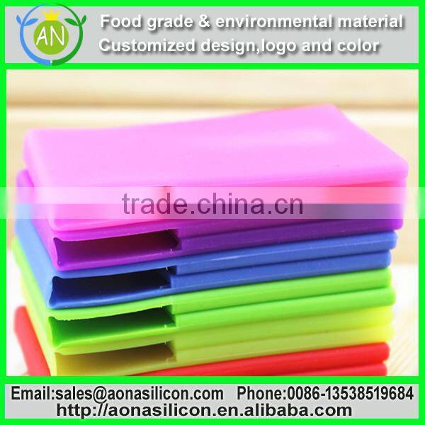 silicone name business credit card holder|multifunctional silicone innovative card bag|popular trend card box