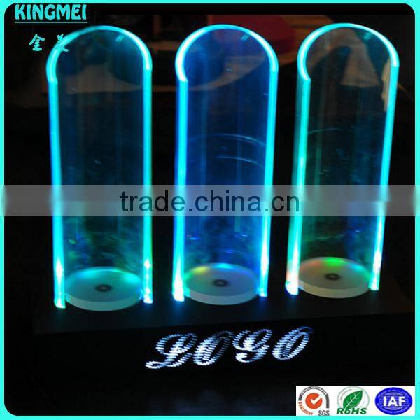 2015 Shenzhen factory supply countertop acrylic led beer bottle lighting display