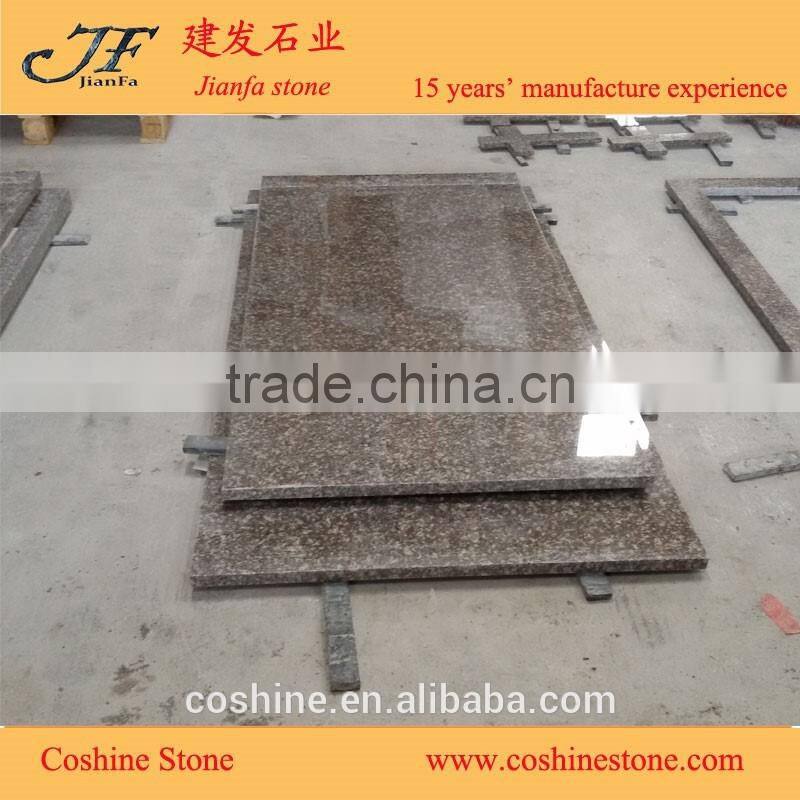 China Cheap G664 Granite tomb red granite monuments for cemetery