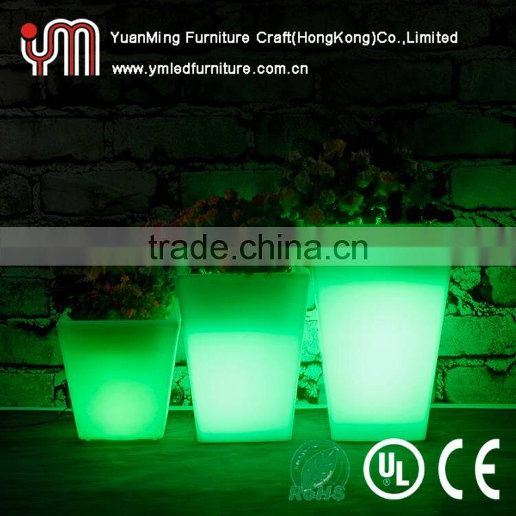 Led vase and plant pot,flower pot rgb