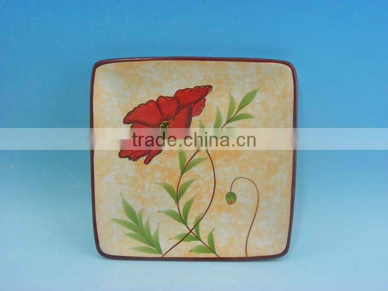 CERAMIC STRIPE CAKE STAND