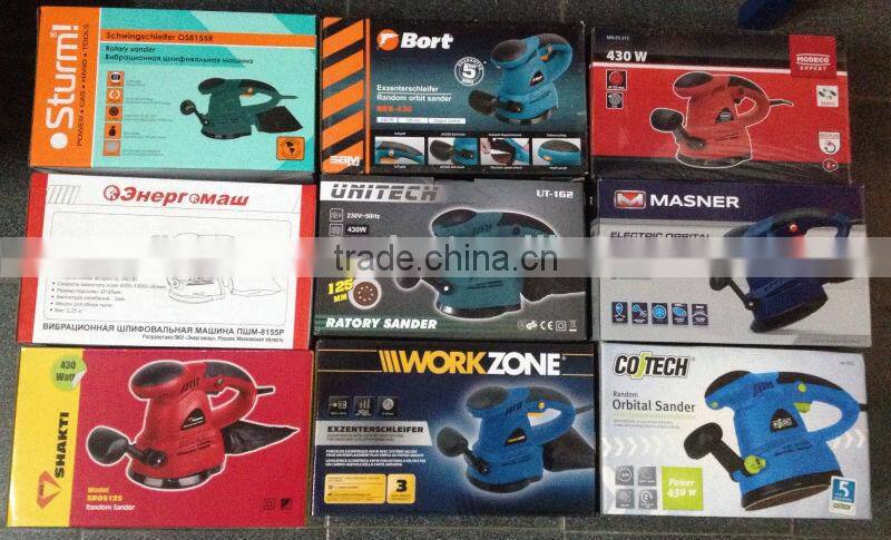 430W 125mm/150mm mini sander for wood