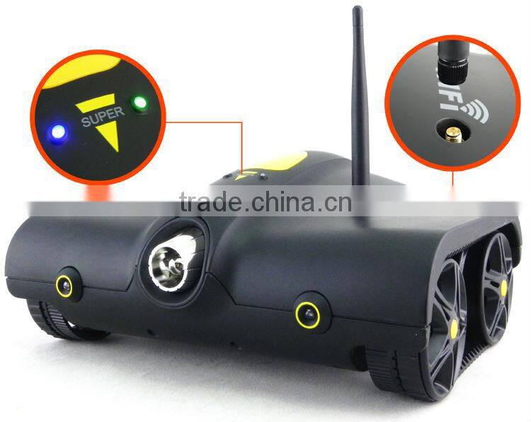 2013 new hot toys New Design WiFi Car Tank Iphone ,Ipad,Ipod Control Tank With Camera Wifi Remote Controlled Toy Car