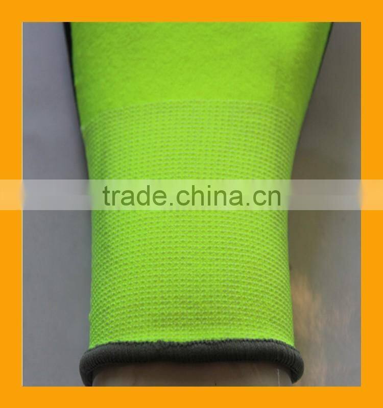 Cheap Sandy Nitrile Palm Oil-resistant Working Gloves