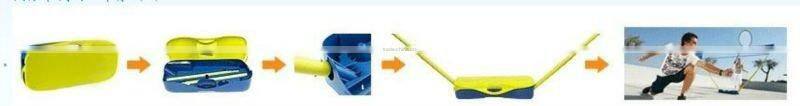 Portable badminton net equipment