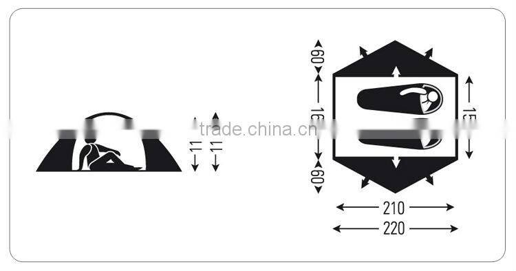 Double Decker 2 Person Camping Lightweight Survival Tent