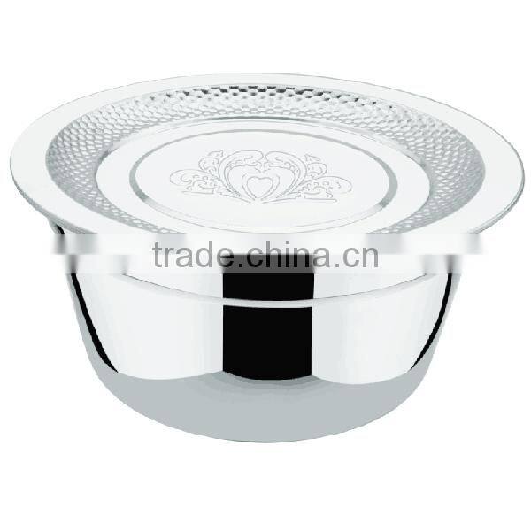 HR Stainless Steel Oil Basin With Lid