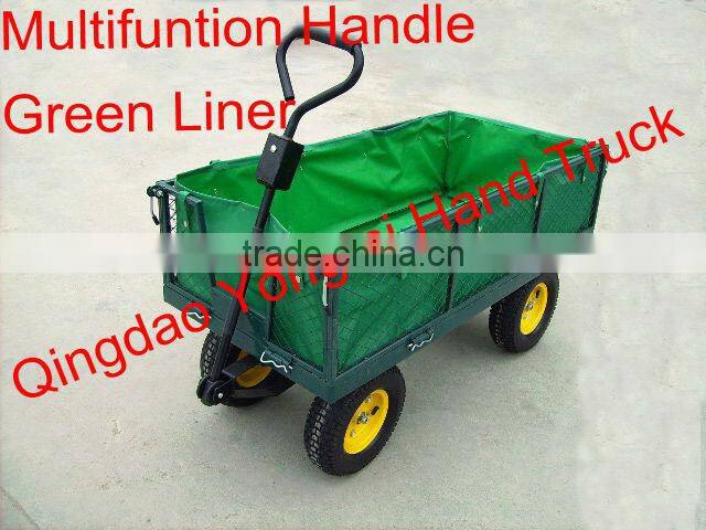 Steel Mesh Garden Wagon Cart
