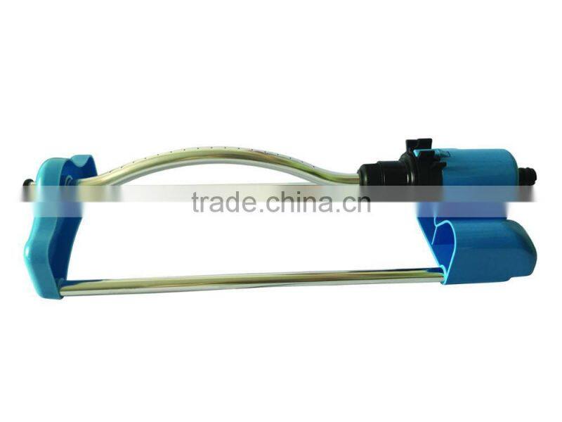 High pressure metal oscillating sprinkler for garden or yard