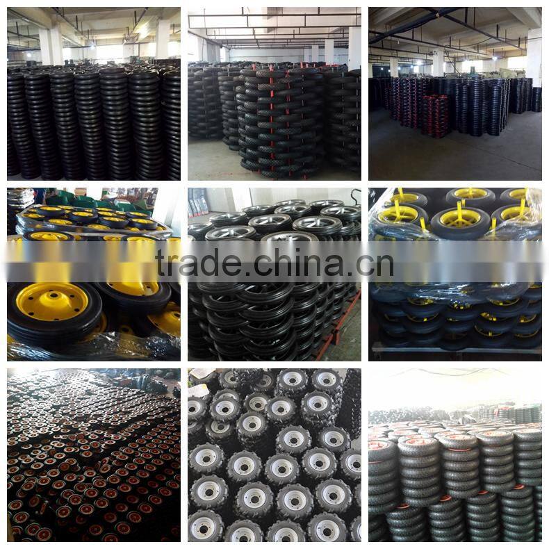 RSC Flat free PU foam wheel 3.00-4