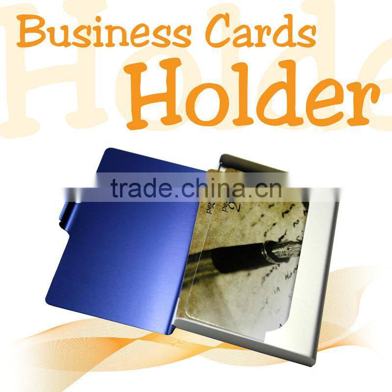 Credit ID Card Holder Box Metal Pocket Business Name Card holder Box Case