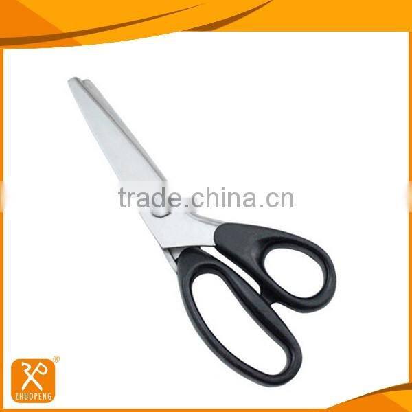 7" FDA stainless steel professional zigzag lace cutting scissors