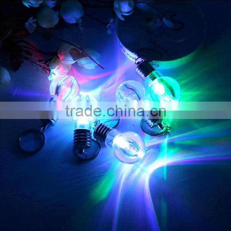 Cheap Creative Colorful led bulb key chain as seen on tv