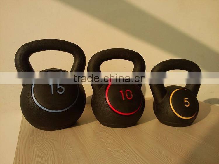 2016 new style popular HDPE concrete kettle bell dumbbell