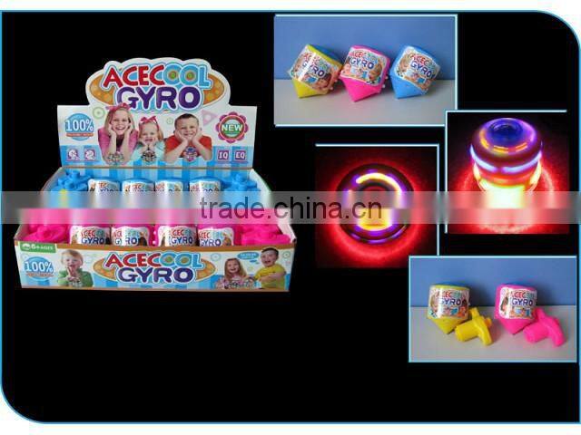 2014 new products toy spinning tops light and music for promotion