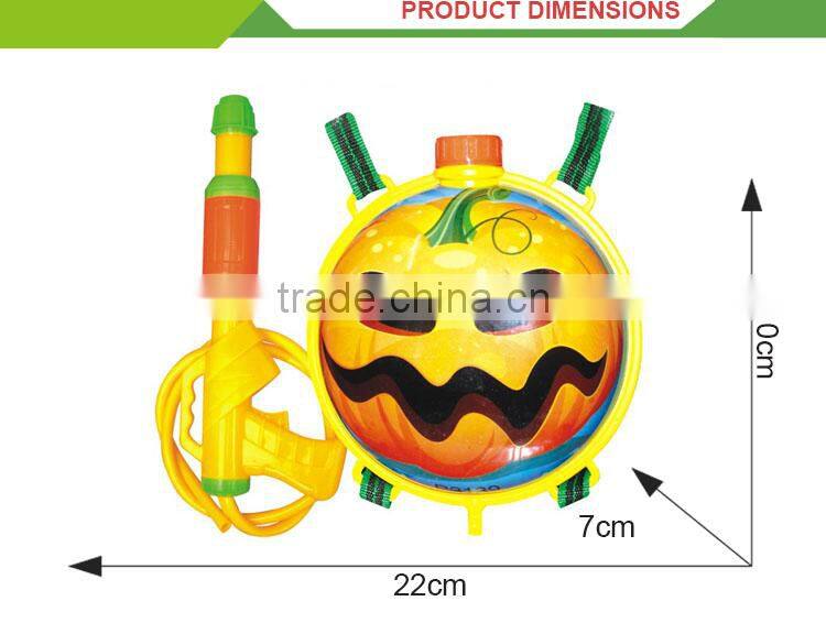 Cartoon backpack water gun plastic pumpkin for adults