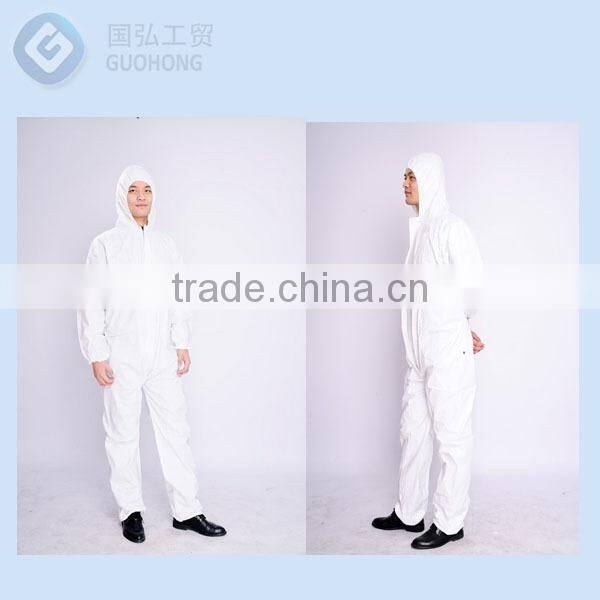 disposable microporous coverall,disposable coverall with hood for safety,microporous coverll with elastic cuff and ankle