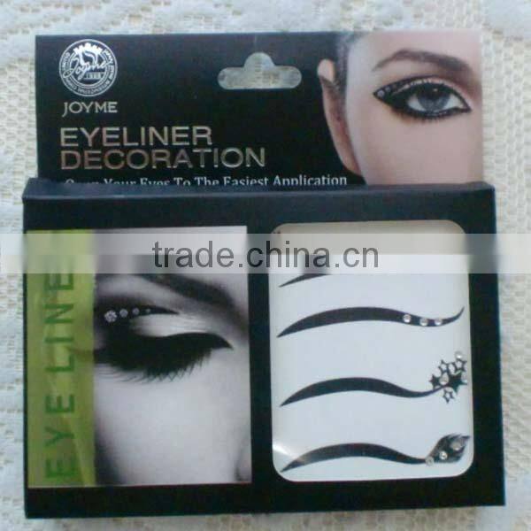 Joyme Colorful Eyeliner Sticker Eyeshadow Temporary Tattoo Make-up Eyeliner