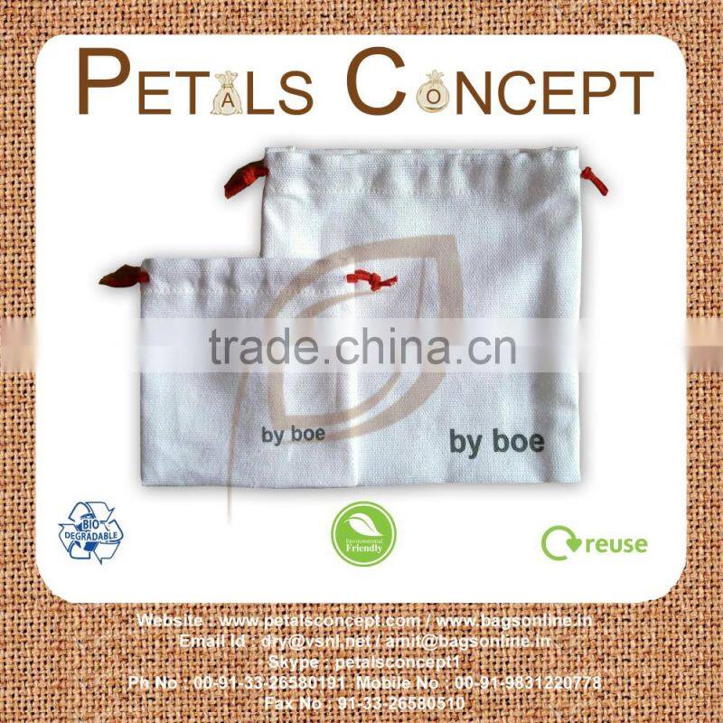 Promotional cotton gift pouches