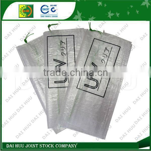 High standard transparent PP woven bag exported to Japan